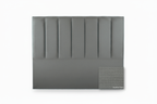 Astorga Aqualine headboard in Aqualine Plomo