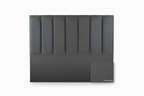 Astorga upholstered headboard in Chenilla Negro