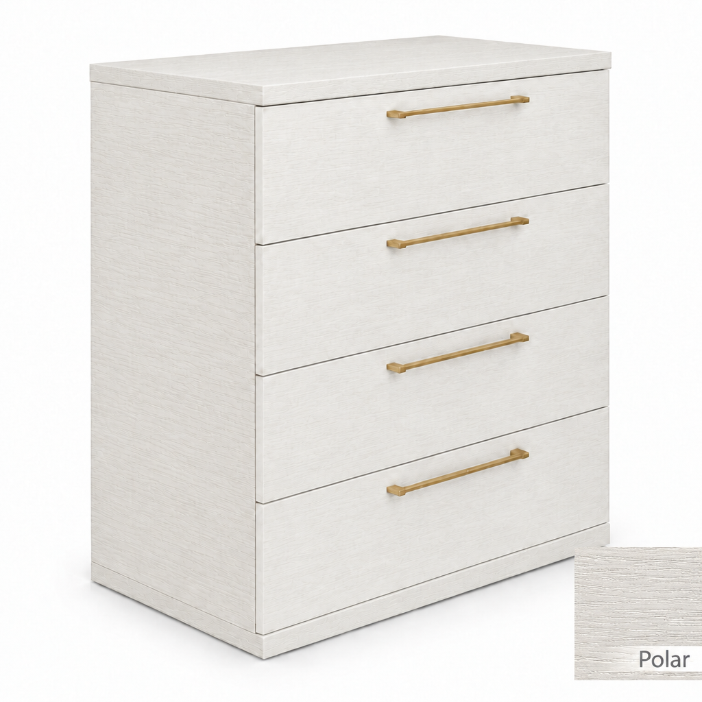 4-drawer chest of drawers in Polar
