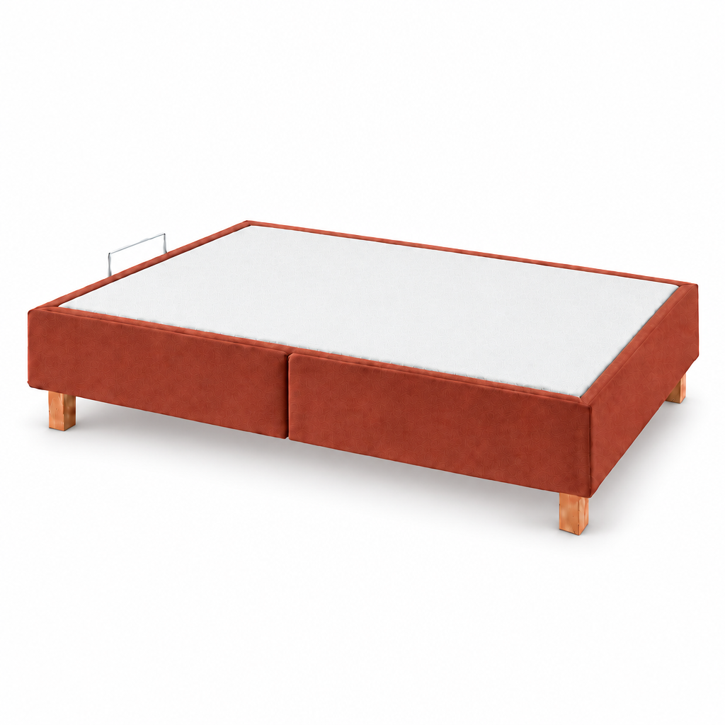 Canapé Inner Prime ottoman storage bed in Aqualine Teja