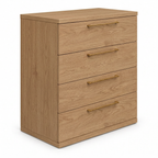 4-drawer chest of drawers in Artisan light oak