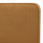 Cabecero Córdoba Aqualine en Ocre – vista en ángulo