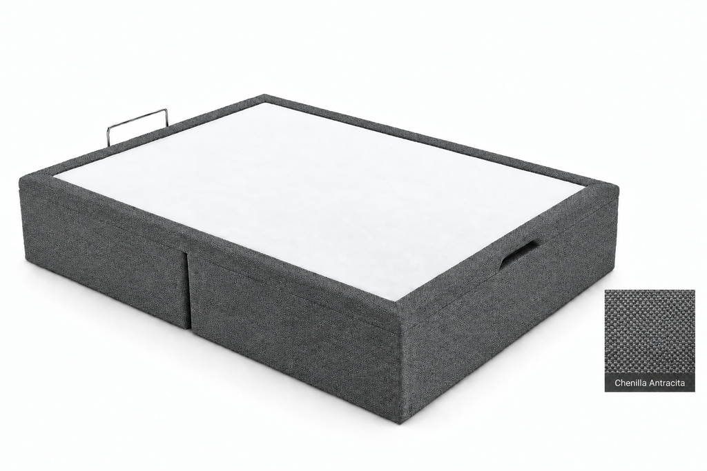 Chenilla Antracita bed-base visual