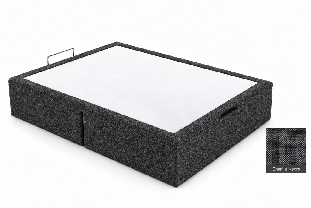 Chenilla Negro bed-base visual