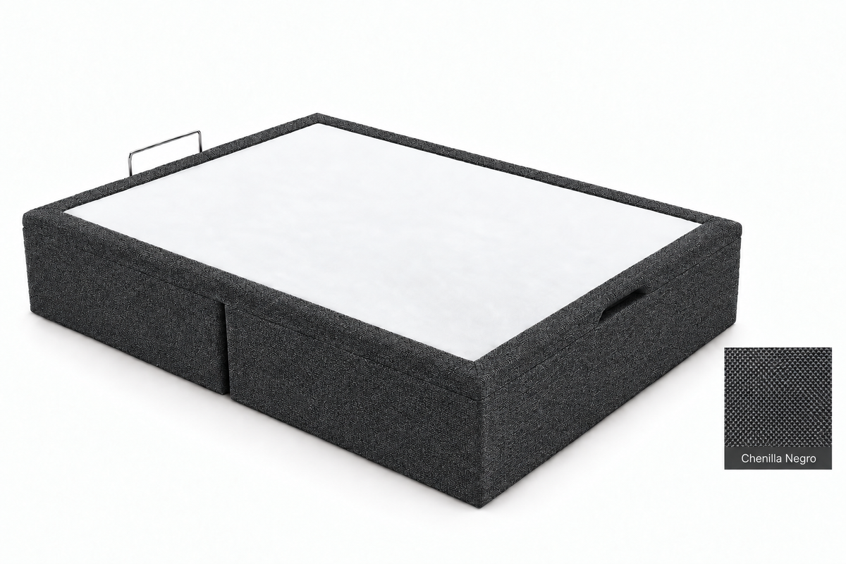 Chenilla Negro bed-base visual