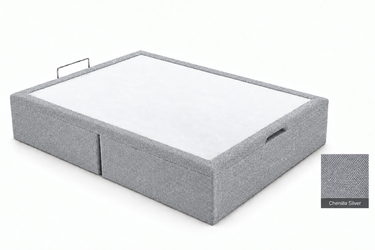 Chenilla Silver bed-base visual