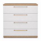 4-drawer chest of drawers – front view