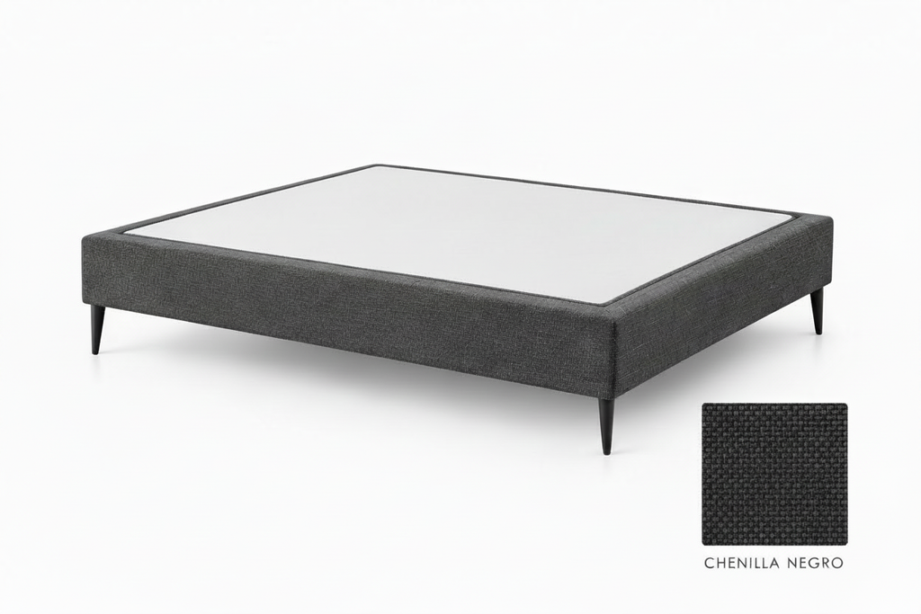 Base fija Plus 15 cm en Chenilla Negro