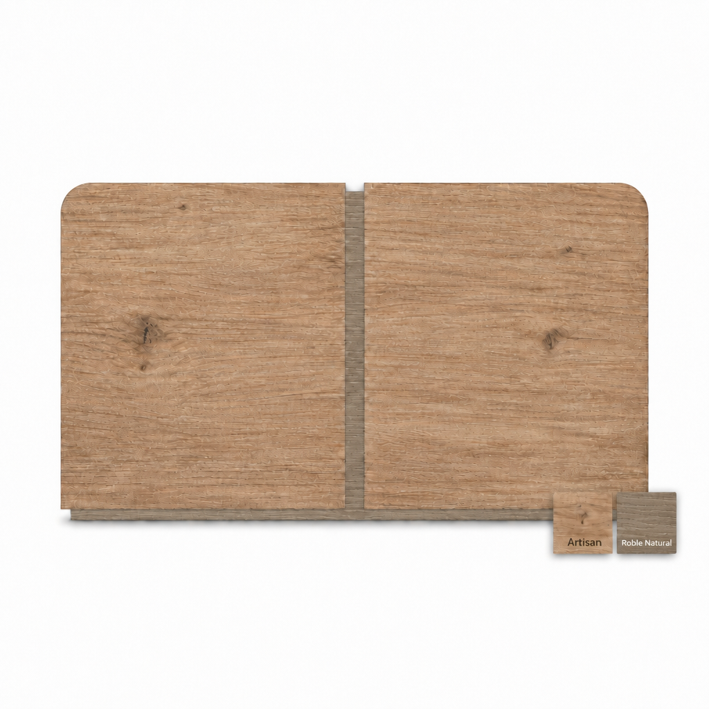 Cabecero de madera Bari en Artisan y Roble Natural