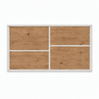 Cabecero de madera Capri – opción de color