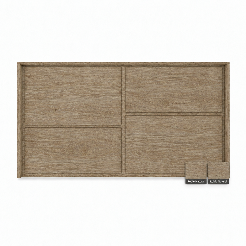 Cabecero de madera Capri en Roble Natural