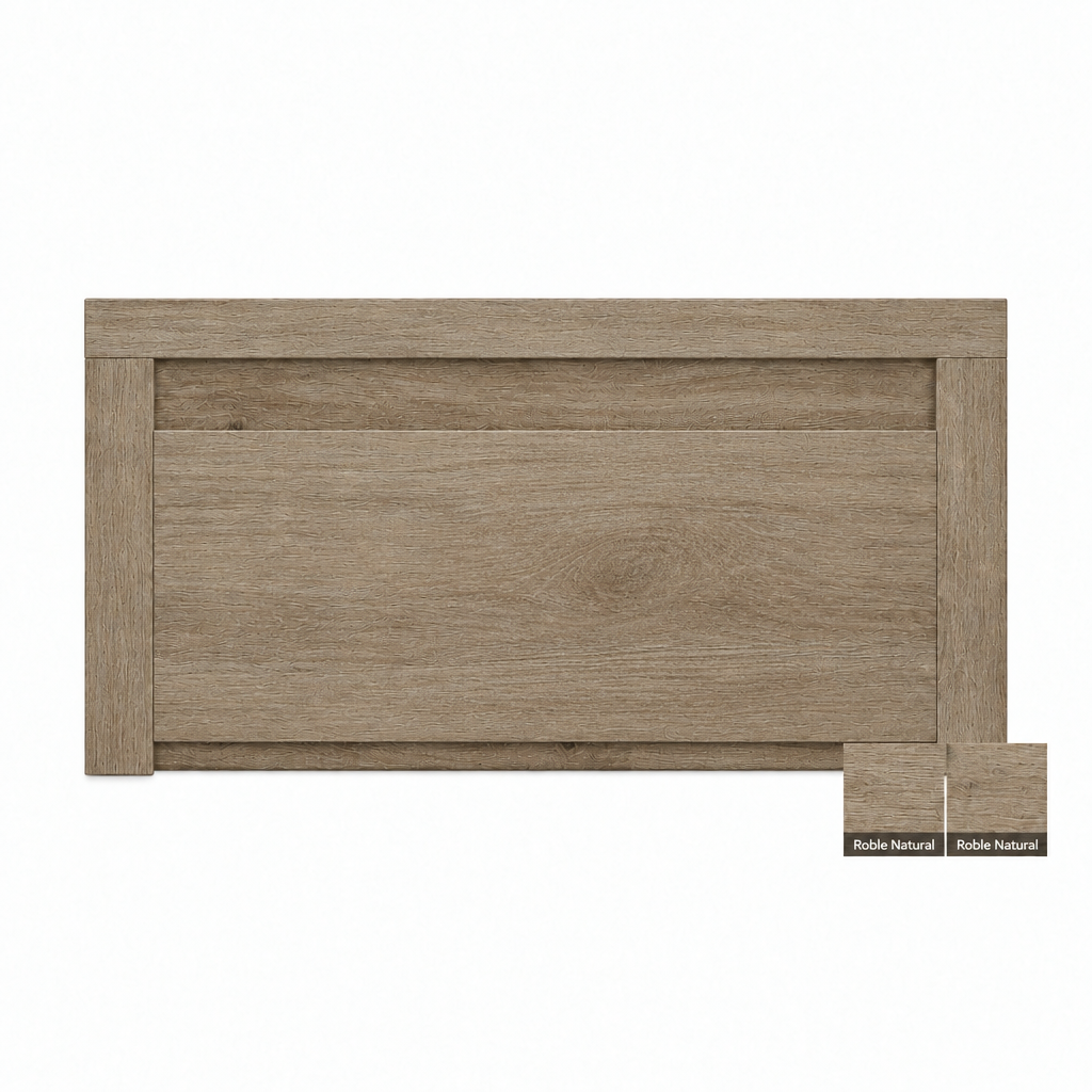 Cabecero de madera Navia en Roble Natural