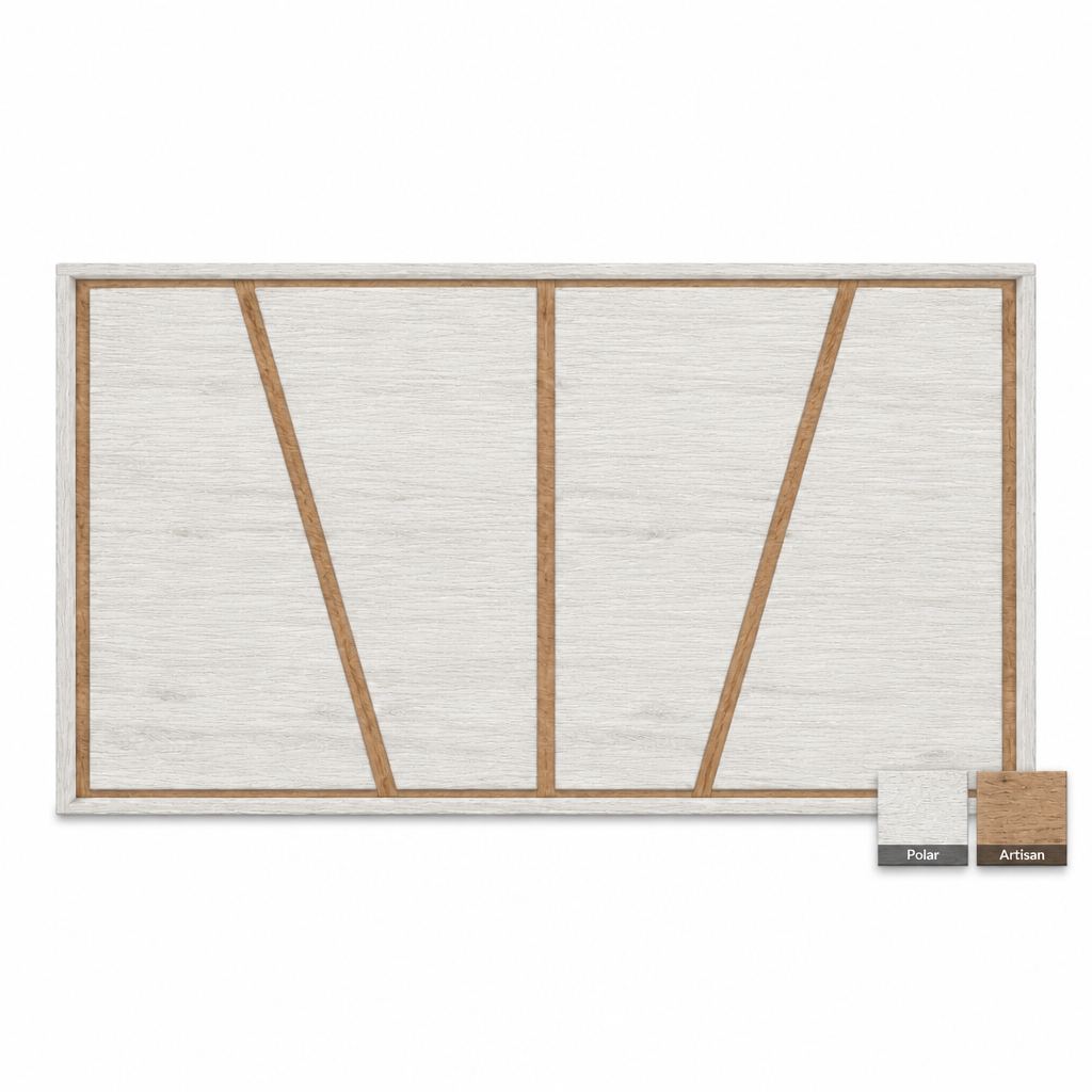 Cabecero de madera Oslo en Polar y Artisan