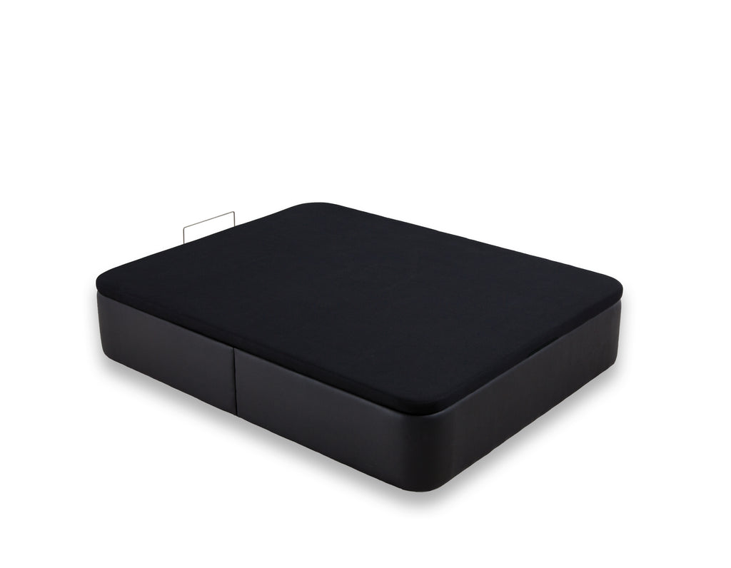 Canapé Curve ottoman storage bed with rounded corners