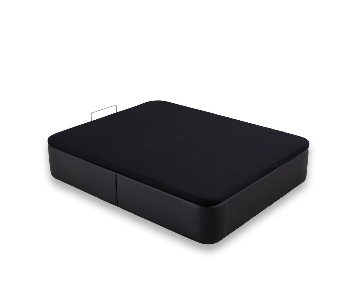 Canapé Curve ottoman storage bed with rounded corners