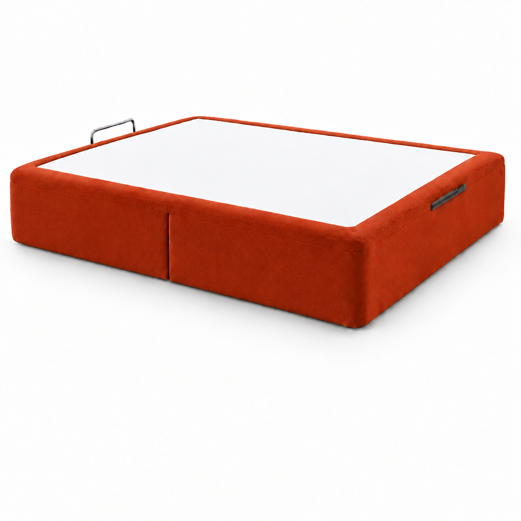 Canapé Curve Prime ottoman storage bed in Kittens Terracota
