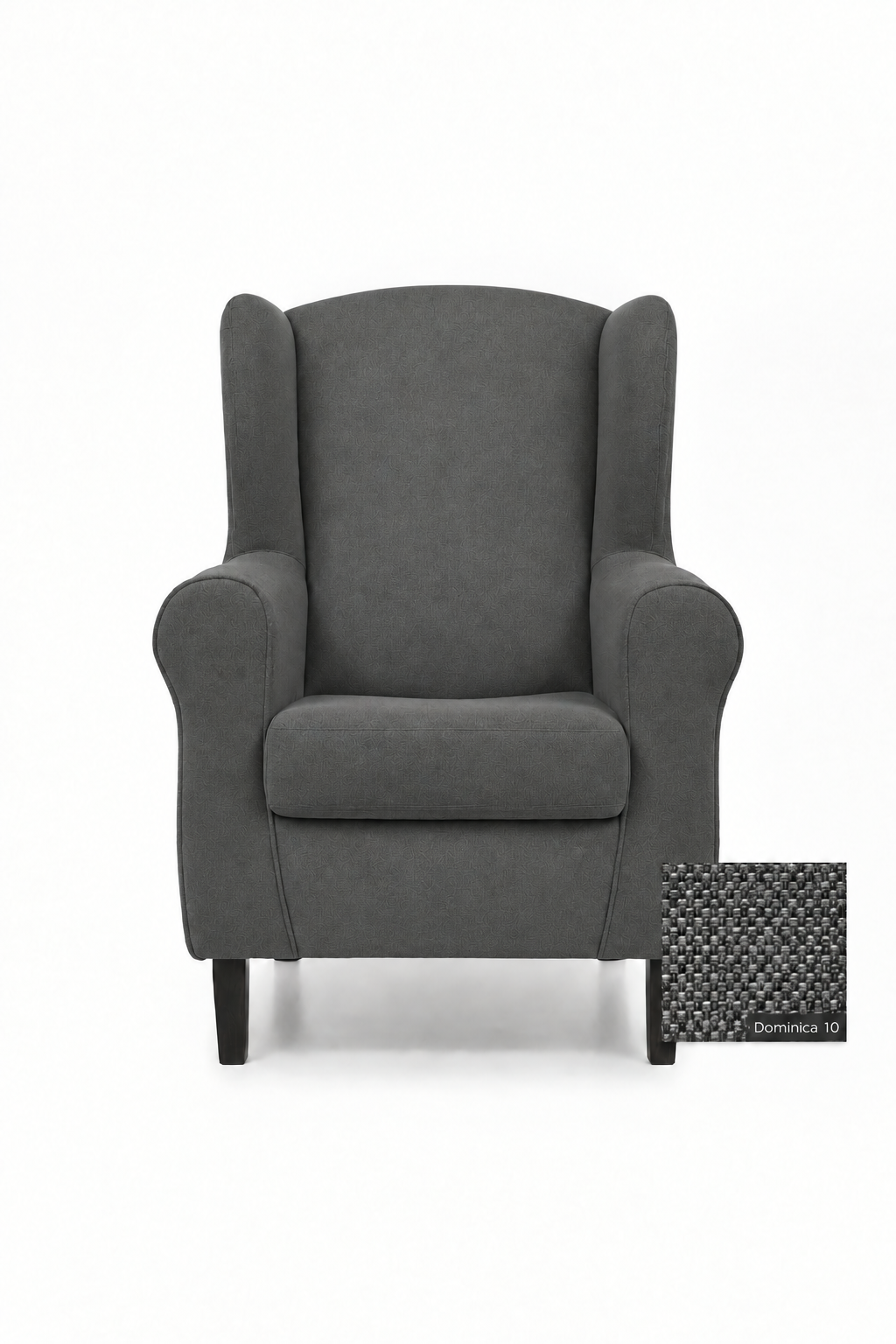 Melia chair with almost invisible upholstery grain