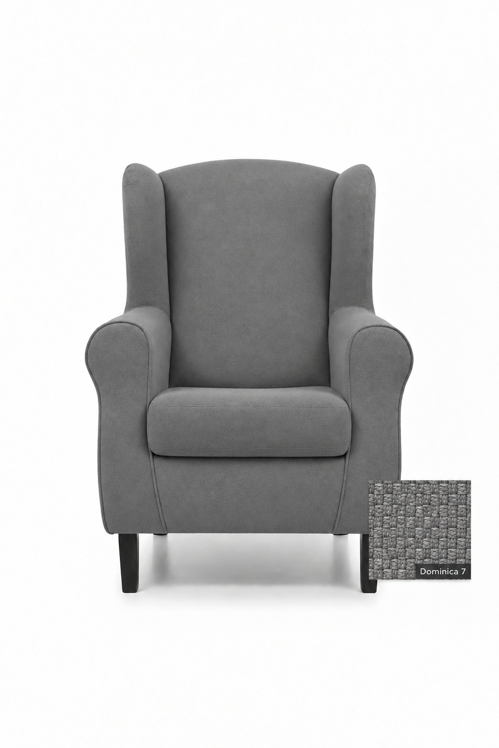 Melia Dominica 7 chair with almost invisible fabric grain
