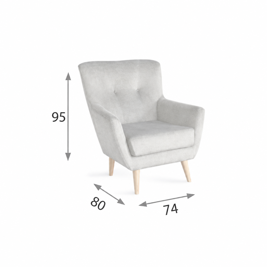 Nordic armchair dimensions