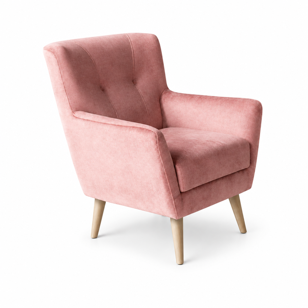 Nordic Scandinavian-style armchair