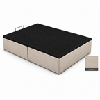 Polipiel Beige bed base with labelled swatch