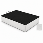 Polipiel Blanco bed base with labelled swatch