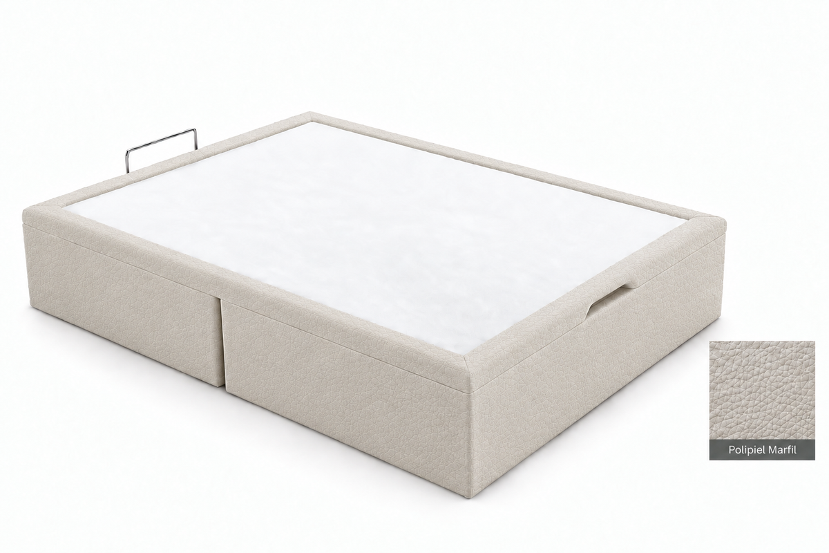 Polipiel Marfil bed-base visual with reduced grain detail