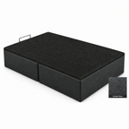 Polipiel Negro bed base with labelled swatch
