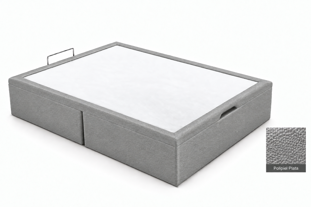 Polipiel Plata bed-base visual with reduced grain detail
