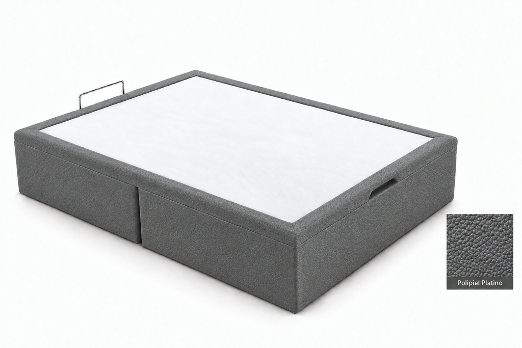 Polipiel Platino bed-base visual with reduced grain detail