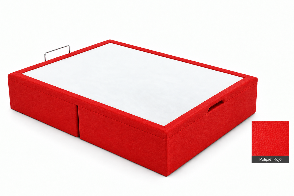 Polipiel Rojo bed-base visual