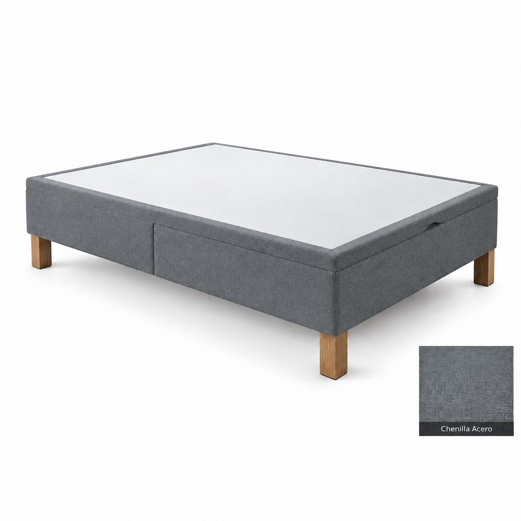 Refined Chenilla Acero bed base