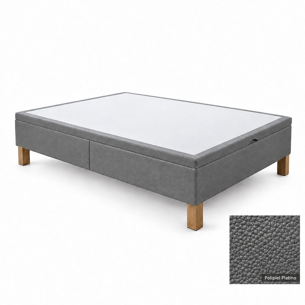 Refined Polipiel Platino bed base