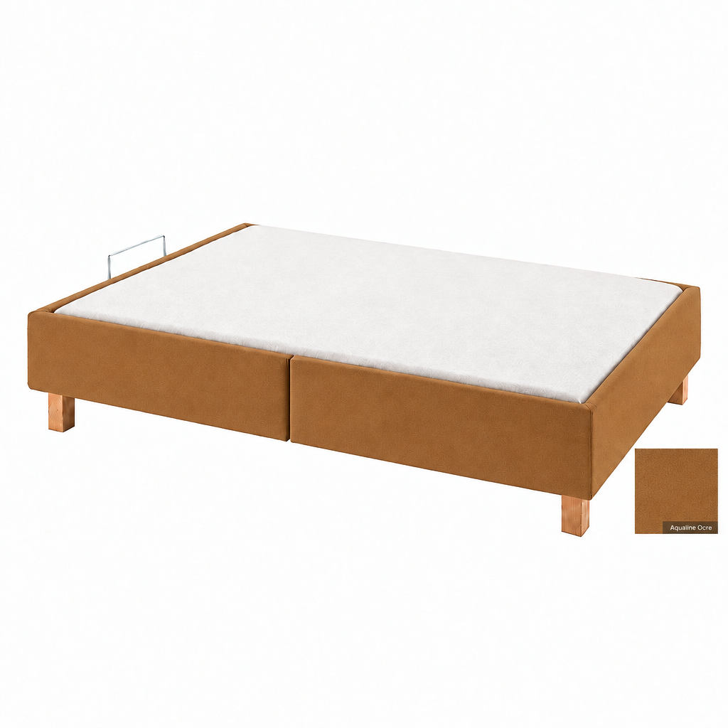 Refined Volga canapé in Aqualine Ocre