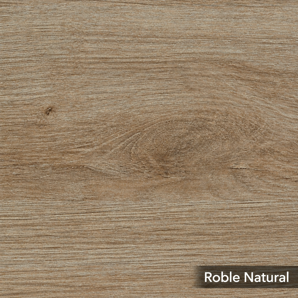 Roble Natural wood finish swatch