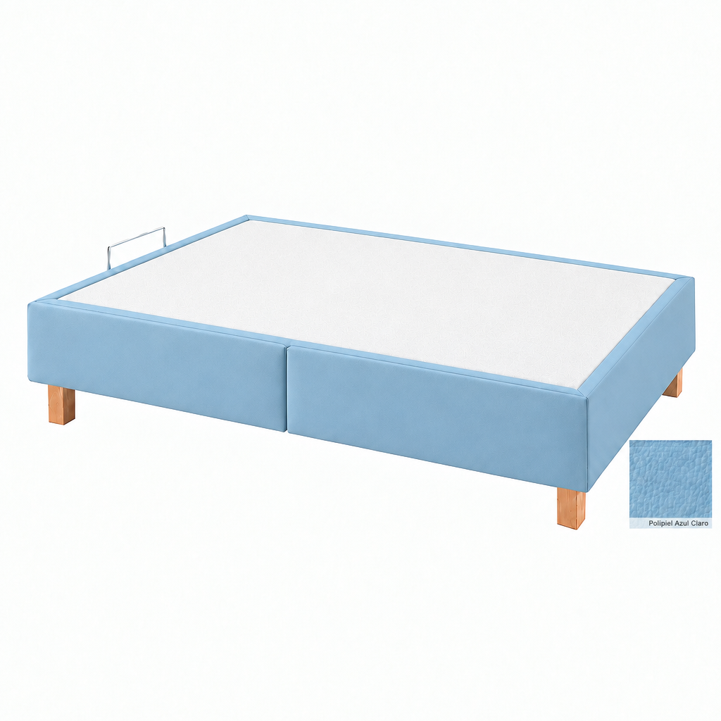 Volga canapé in Polipiel Azul Claro