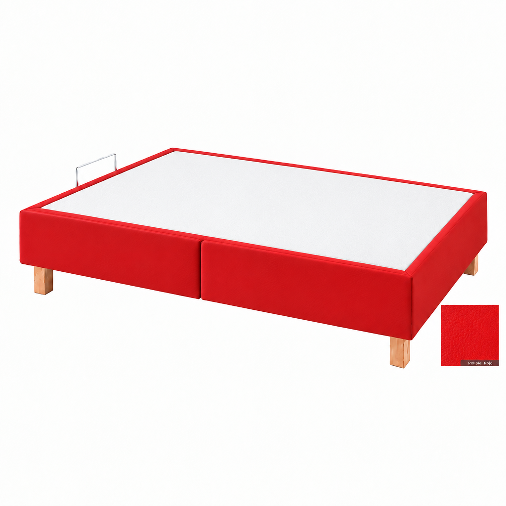 Volga canapé in Polipiel Rojo