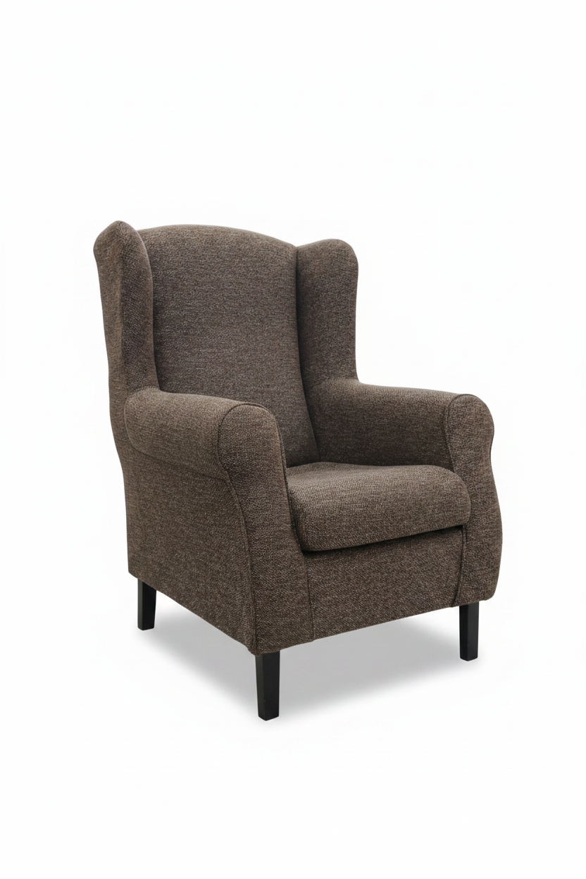 Wingback Chair - Angled View